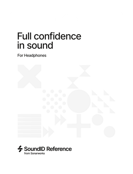 SONARWORKS SOUNDID REFERENCE HEADPHONE - CODICE SOFTWARE PER CALIBRAZIONE CUFFIE - TechSoundSystem.com