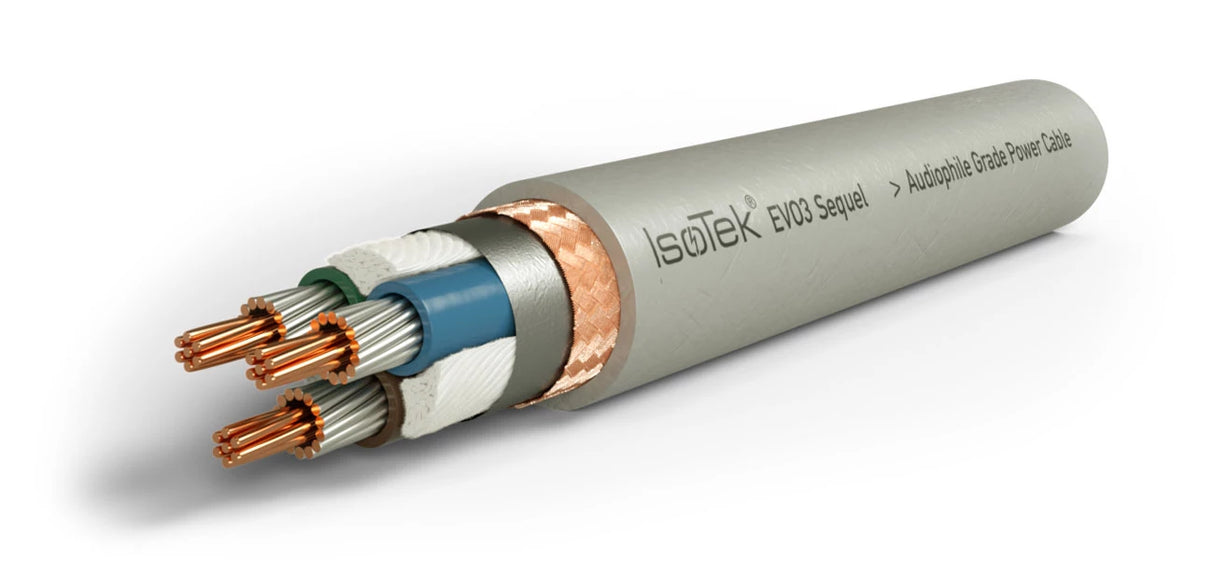 IsoTek EVO3 Sequel cavo di alimentazione in rame OFC 10mm 16A 2mt