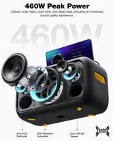 Ikarao BREAK X1 speaker karaoke smart avanzato da 800W con schermo touch HD da 13.3"