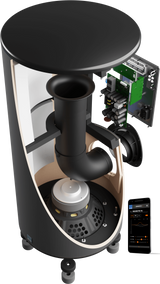SVS PC2000 PRO subwoofer attivo a cilindro bass-reflex da 12" 1500W
