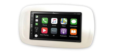 Pioneer SPH-EVO62DAB-SMAW autoradio per SMART Forfour (W453) / Fortwo (C453/A453), BIANCA - TechSoundSystem.com