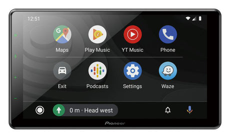 Pioneer SPH-EVO93DAB-UNI monitor DISPLAY 9" CAPACITIVO WI-FI con kit installazione 1 DIN - TechSoundSystem.com