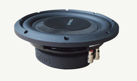 STEG SQ8-2 Subwoofer per auto 8" slim 2x2ohm da 600W alta efficienza - TechSoundSystem.com