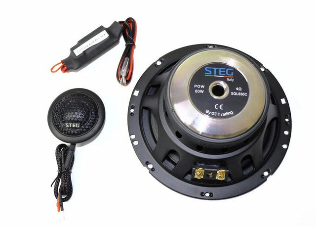 STEG SQL 650C sistema altoparlanti per auto 2 vie da 165mm Alta Efficienza SQ - TechSoundSystem.com