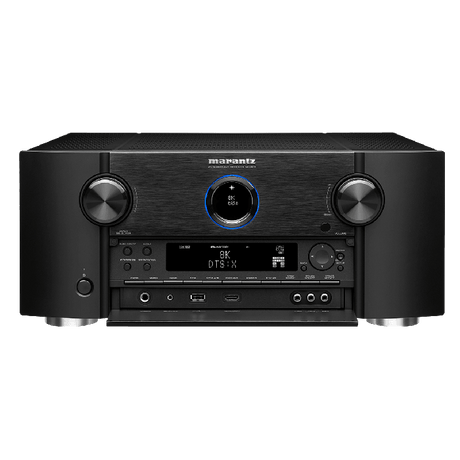 Marantz SR8015 BLACK sintoamplificatore 8k HDMI2.1 • 11x 200 (tbc) Watts (6 ohms, 1%) • chassis ramato - TechSoundSystem.com