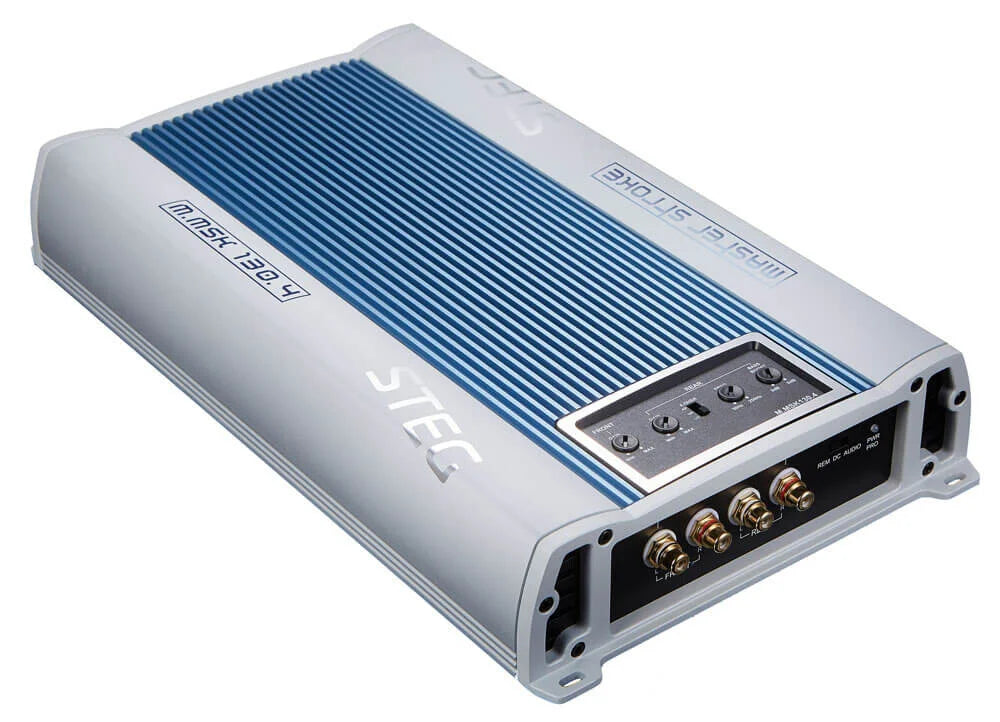 STEG M.MSK130.4 Amplificatore MASTER STROKE per auto 4 canali HIGH END classe D