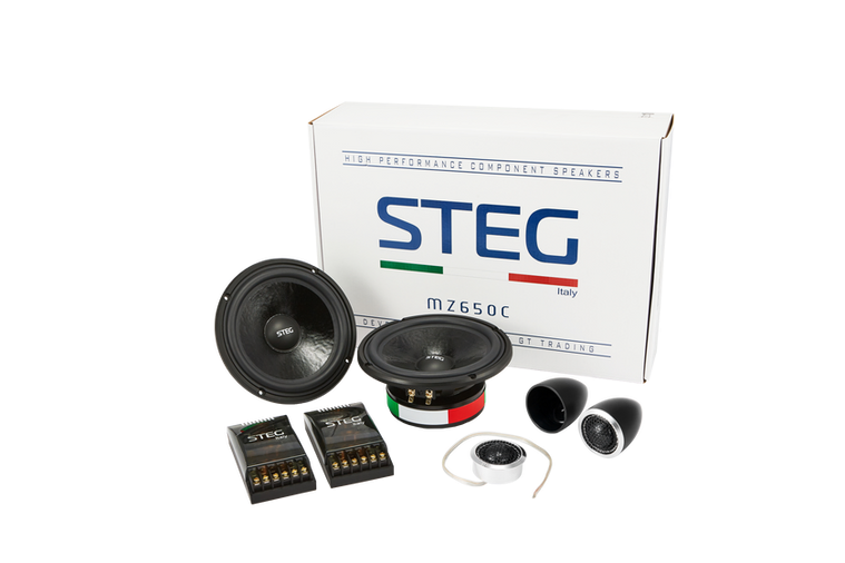 STEG MZ650C kit altoparlanti 2 vie Master Stroke WOOFER 165mm+TWEETER 32mm+CROSSOVER