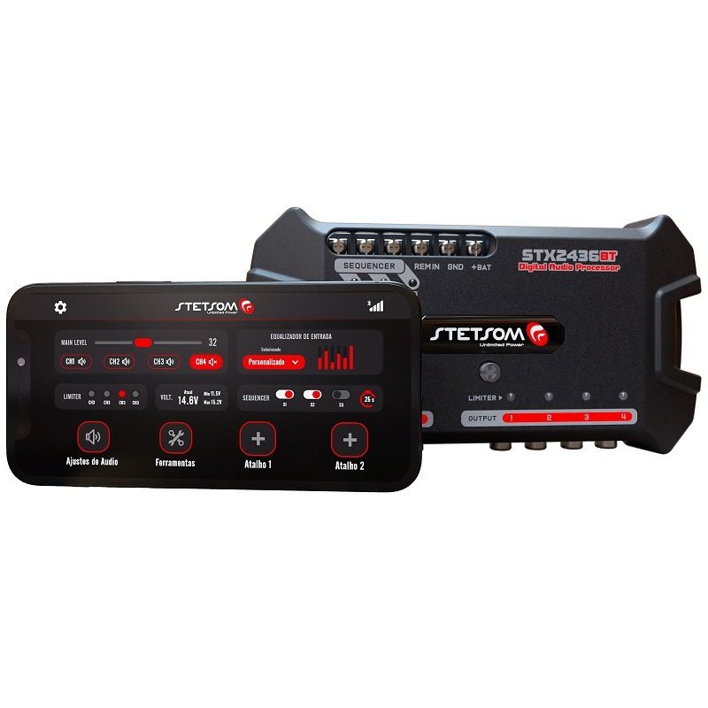 Stetsom STX2436 Processore Audio Stetsom con Bluetooth