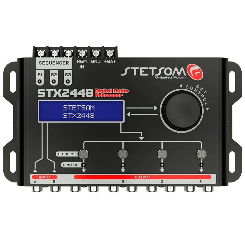 Stetsom STX2448 Processore audio Stetsom 4 Canali