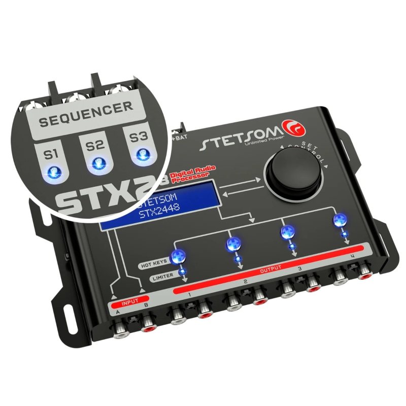 Stetsom STX2448 Processore audio Stetsom 4 Canali