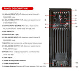 Master Audio SUB18A Subwoofer PA Attivo 800W RMS bilanciato con DSP - TechSoundSystem.com