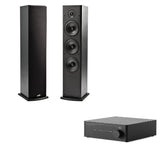 BUNDLE: Polk Audio T50 + Tangent Ampster BT III - Amplificatore + diffusori da pavimento Hifi !
