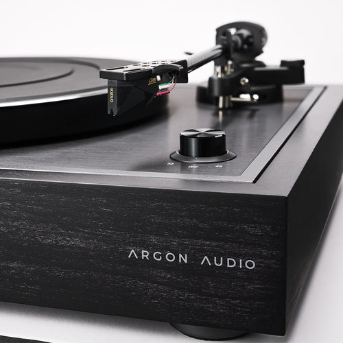 Argon Audio TT Signature giradischi manuale con testina Ortofon 2M Black e sospensione flottante 33/45 giri