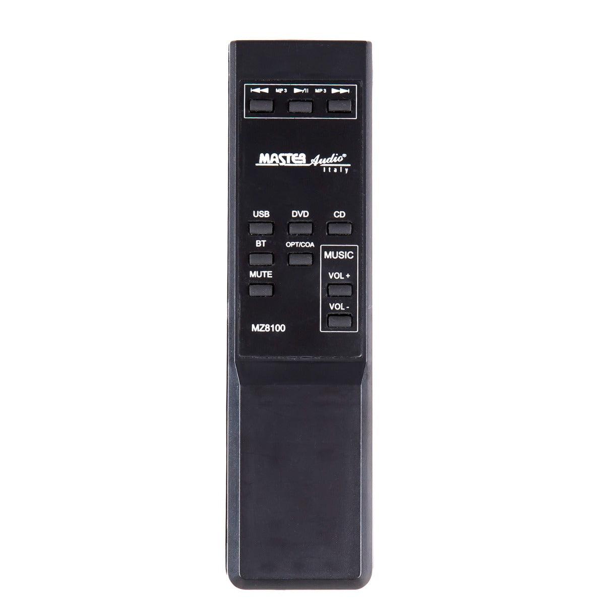 Master Audio MZ8100 Amplificatore 4 zone volumi indipendenti 4-8 ohm 150W RMS - TechSoundSystem.com