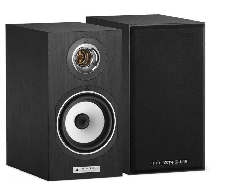 Triangle TITUS EZ Black Ash (BK) Coppia diffusori da stand 2 vie bass-reflex 60W, 1 Tweeter in titanio - TechSoundSystem.com