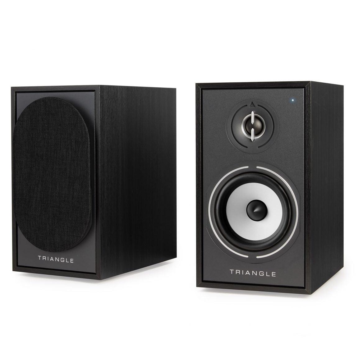Triangle BR02 CONNECT Coppia diffusori attivi bluetooth da stand 2 vie bass-reflex da 50W - TechSoundSystem.com