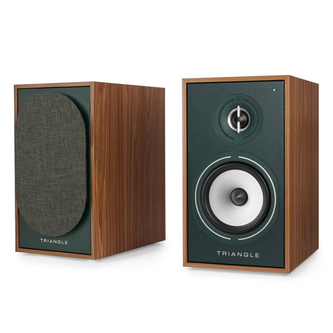 Triangle BR02 CONNECT Coppia diffusori attivi bluetooth da stand 2 vie bass-reflex da 50W - TechSoundSystem.com