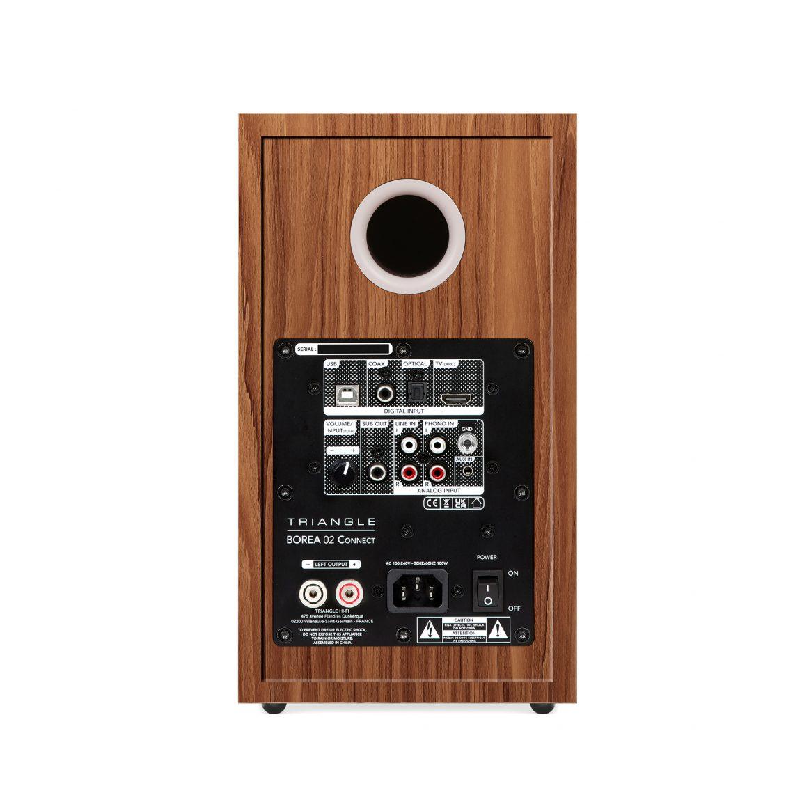 Triangle BR02 CONNECT Coppia diffusori attivi bluetooth da stand 2 vie bass-reflex da 50W - TechSoundSystem.com