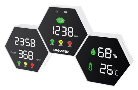 Misuratore della qualità dell’aria Levenhuk Wezzer Air PRO DM50 - TechSoundSystem.com