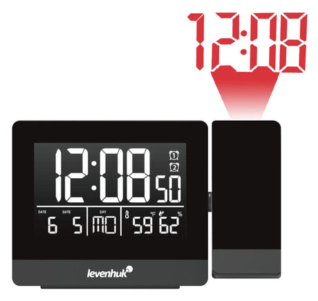 Termometro Levenhuk Wezzer BASE L70 con proiettore e orologio - TechSoundSystem.com