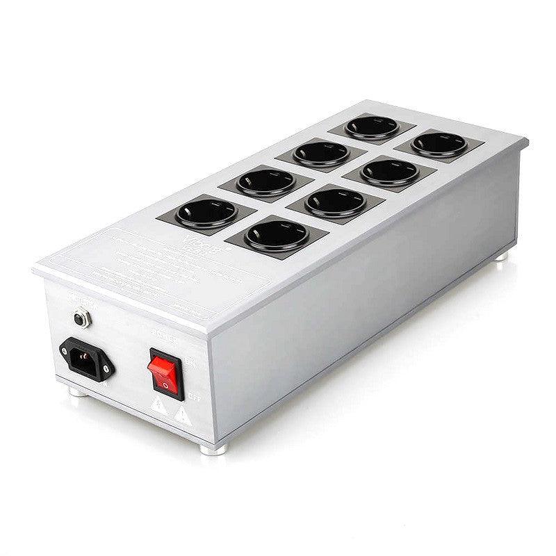VIBORG AUDIO VE81 Ciabatta Hifi Filtrata E Protetta Da 3300W 8 Prese SHUKO Altissima Qualità - TechSoundSystem.com