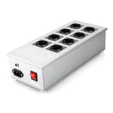 VIBORG AUDIO VE81 Ciabatta Hifi Filtrata E Protetta Da 3300W 8 Prese SHUKO Altissima Qualità - TechSoundSystem.com