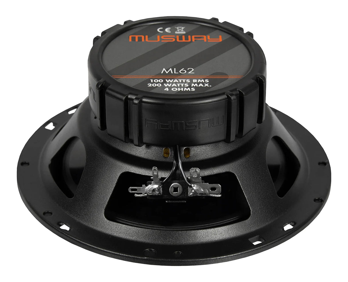 Musway ML62 coppia di altoparlanti coassiali a 2 vie da 165mm 4 Ohm 200W