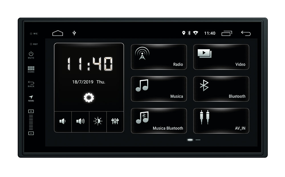 Phonocar VM002 autoradio android, bluetooth e schermo 6.95" - TechSoundSystem.com