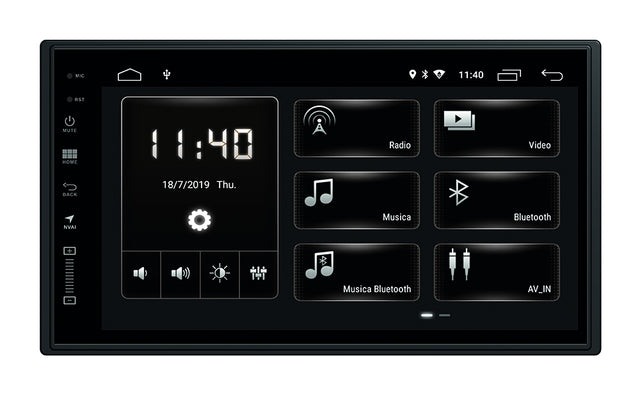 Phonocar VM002 autoradio android, bluetooth e schermo 6.95" - TechSoundSystem.com