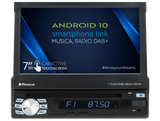 Phonocar VM045K autoradio 1 DIN mappa CAMPER Android 10.0 pollici DAB+ con Monitor TFT 7" Motorizzato a scomparsa, lettore CD/DVD/USB/Micro SD - TechSoundSystem.com