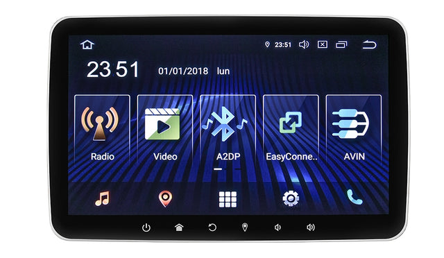Phonocar VM052E Mediastation 1 DIN con monitor 10.1" HD, Android 9.0, Bluetooth GPS e mappe - TechSoundSystem.com