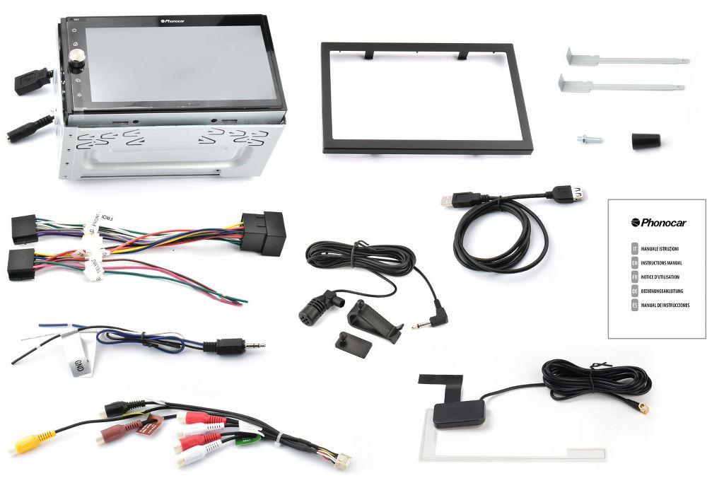 Phonocar VM060 Autoradio 2 DIN radio DAB+, Phonolink , USB, Bluetooth - TechSoundSystem.com