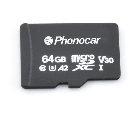Phonocar VM564 Scheda MicroSD 64Gb per DASHCAM VM441, VM443, VM42, VM440 - TechSoundSystem.com