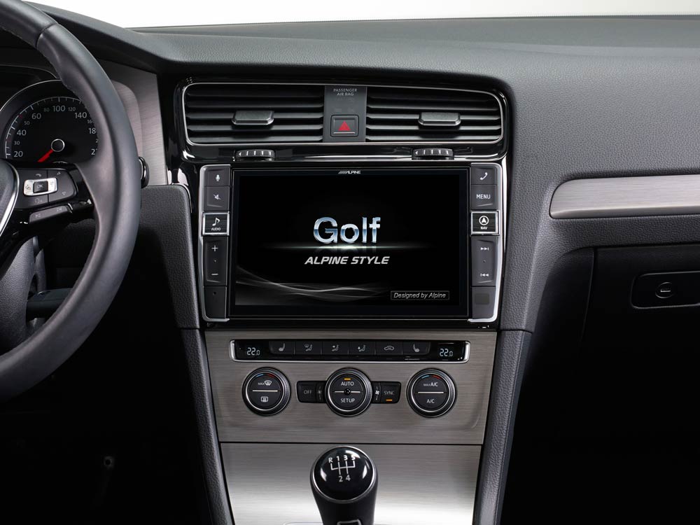 Alpine X903D-G7 autoradio per VW Golf VII con GPS 9 " mappe TomTom, Apple CarPlay e Android Auto - TechSoundSystem.com