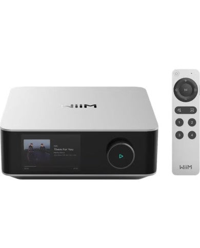 WiiM Ultra SILVER Streamer di rete DAC SABRE ES9038 Q2M premium a 32 bit/384 kHz e amplificatore per cuffie