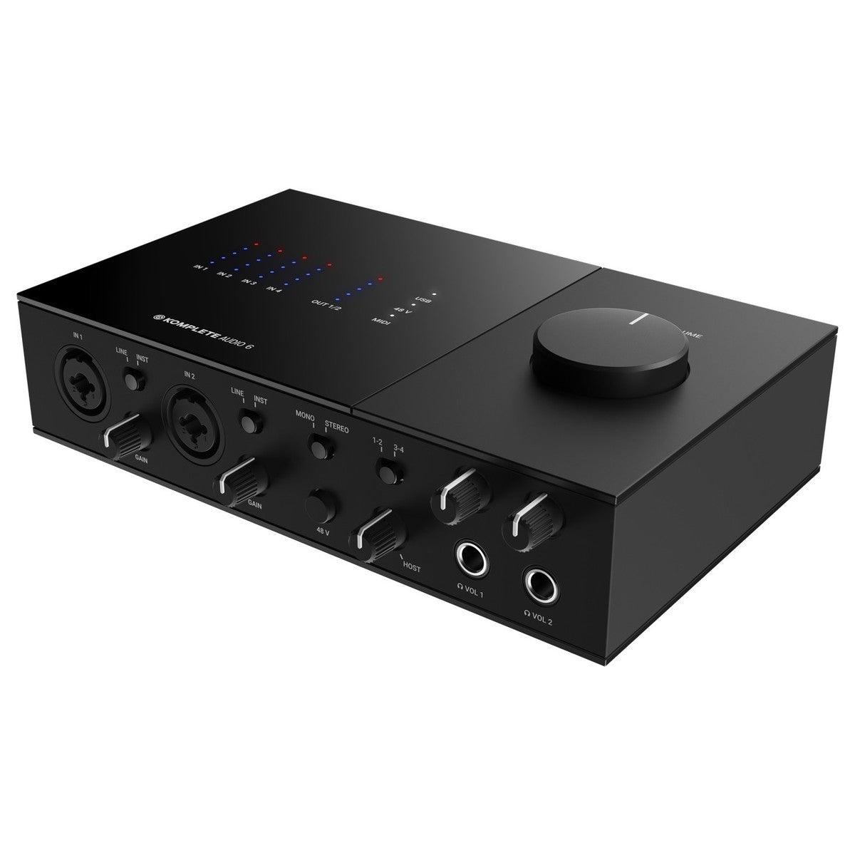NATIVE INSTRUMENTS KOMPLETE AUDIO 6 MK2 INTERFACCIA AUDIO DJ SCHEDA USB MIDI 6 CANALI - TechSoundSystem.com