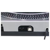 OMNITRONIC DD-2550 USB GIRADISCHI PER DJ TRAZIONE DIRETTA SILVER - TechSoundSystem.com