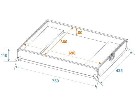 ROADINGER CASE PER ANTARI ICE101 MACCHINA FUMO GHIACCIO SECCO O FLIGHTCASE UNIVERSALE CAVI E VARIE - TechSoundSystem.com
