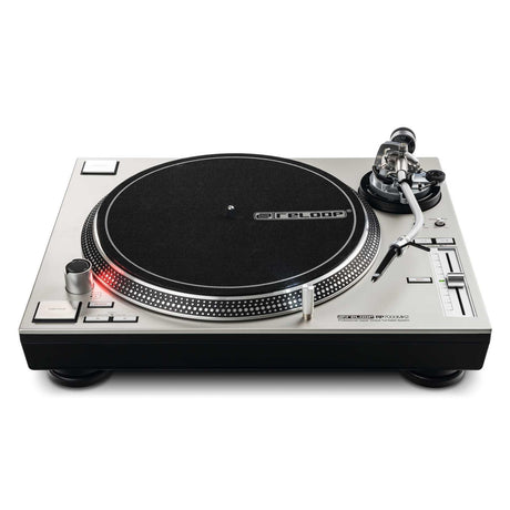 RELOOP RP-7000 MK2 SILVER GIRADISCHI PROFESSIONALE A TRAZIONE DIRETTA PER DJ COLORE SILVER - TechSoundSystem.com