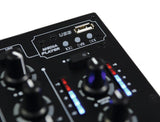 OMNITRONIC PM 311P MIXER DJ 3 CANALI CON PLAYER MP3 USB - TechSoundSystem.com