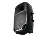 OMNITRONIC VFM 215 A CASSA ATTIVA 2 VIE AMPLIFICATORE CLASSE AB 150W WOOFER 15" - TechSoundSystem.com