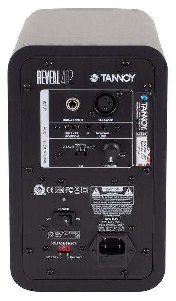 TANNOY REVEAL 402 STUDIO MONITOR ATTIVO BIAMPLIFICATO 50 WATT *SCONFEZIONATA* - TechSoundSystem.com