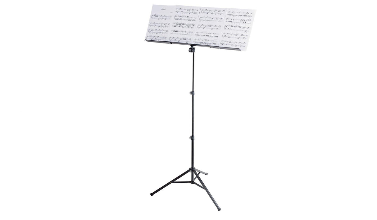 KONIG & MEYER 10062 LEGGIO PROFESSIONALE CON PIANO DI APPOGGIO ESPANDIBILE IN ACCIAIO - TechSoundSystem.com