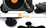 FREEFLOAT BLACK SUPPORTO GIRADISCHI LA COPPIA ANTI-VIBRAZIONE ANTI-FEEDBACK MIGLIORA FINO 20 VOLTE O 30DBU LA RESA ( PAIO ) - TechSoundSystem.com