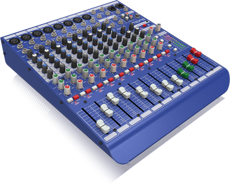 MIDAS DM12 MIXER LIVE E DA STUDIO 12 CANALI 8 MICROFONICI + 2 STEREO 2 AUX SEND EQ 3 BANDE MEDIO SEMI PARAMETRICO + PHANTOM POWER - TechSoundSystem.com