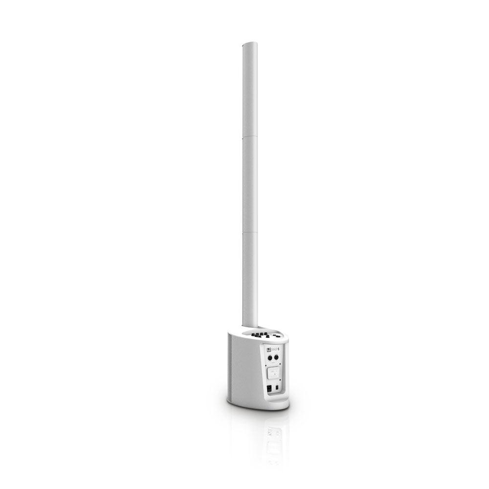 LD SYSTEMS MAUI5-W SISTEMA PA PORTATILE A COLONNE SUBWOOFER + SATELLITI CON MIXER E BLUETOOTH COLORE BIANCO - TechSoundSystem.com