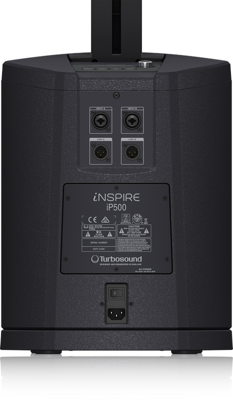 TURBOSOUND IP500 V2 SISTEMA ARRAY 600 WATT SUB 8" DSP KLARK TEKNIK (SST) 2 IN XLR COMBO + BLUETOOTH - TechSoundSystem.com
