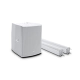 LD SYSTEMS MAUI28-G2 W SISTEMA PA PORTATILE A COLONNA BLUETOOTH MIXER 2000 WATT BIANCO - TechSoundSystem.com