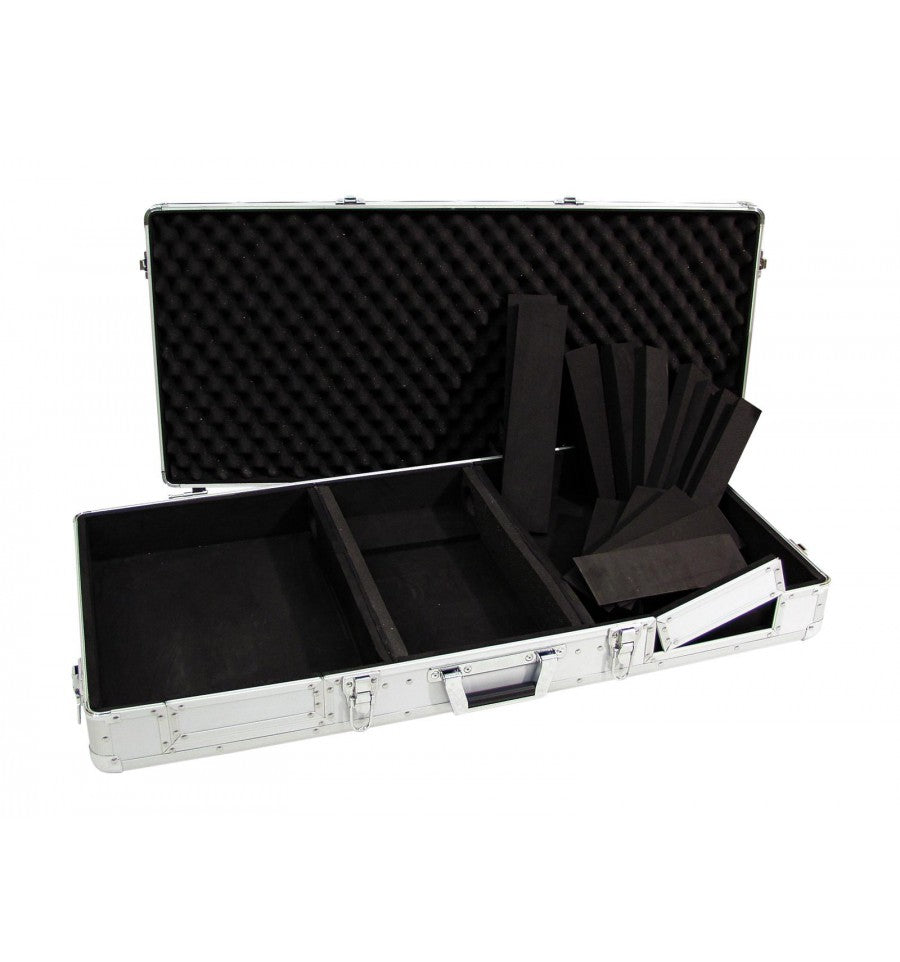 ROADINGER DIGI-2 FLIGHT CASE IN ALLUMINIO PER 2 CDJ (850 - 900 - 2000) E 1 MIXER 10" - TechSoundSystem.com