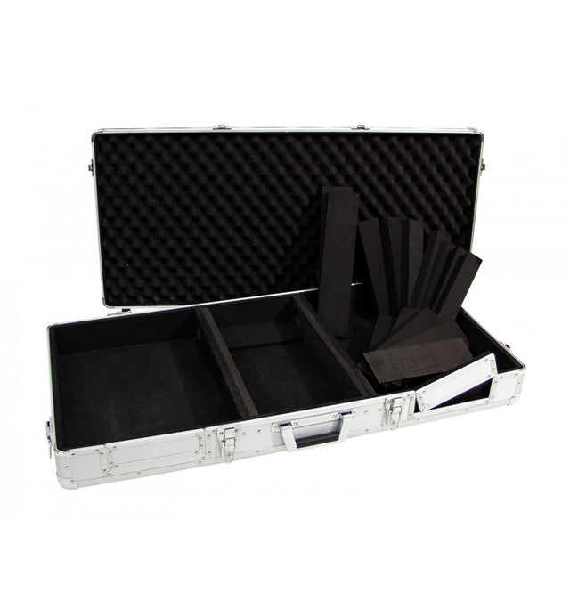 ROADINGER DIGI-2 FLIGHT CASE IN ALLUMINIO PER 2 CDJ (850 - 900 - 2000) E 1 MIXER 10" - TechSoundSystem.com